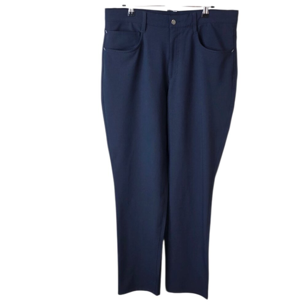 Foot Joy Men's Athletic Fit Pants, Performance, Golf, Athleisure, Blue, Size 34